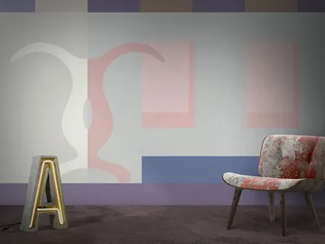 WONDERLOFT / CRO - Vinyl or fyber glass wallpaper by N.O.W. Edizioni - view 2